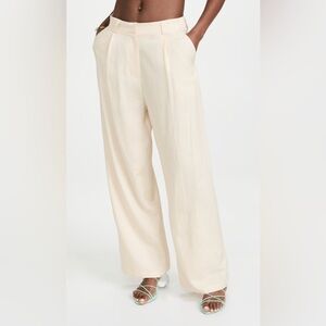 Elegant Cream Women's Pants
